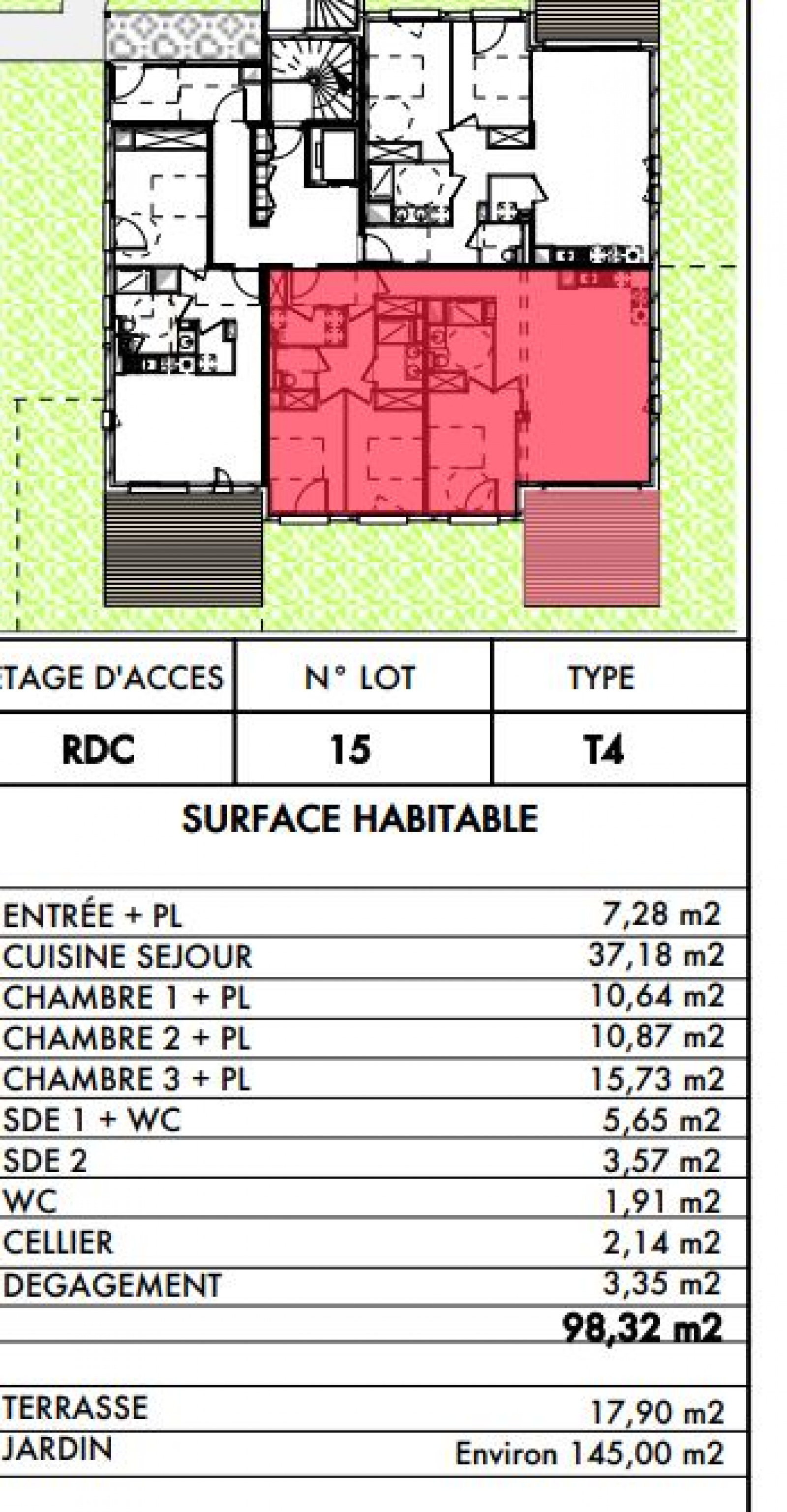 Image_, Rez de jardin, Bordeaux, ref :336c08