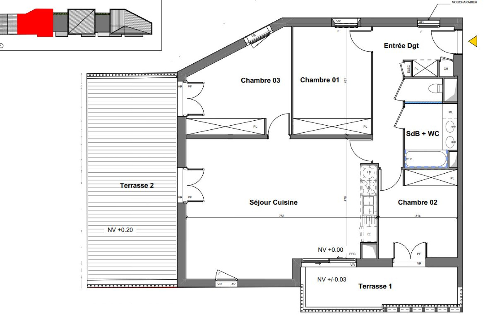 Image_, Appartement, Bordeaux, ref :172A07