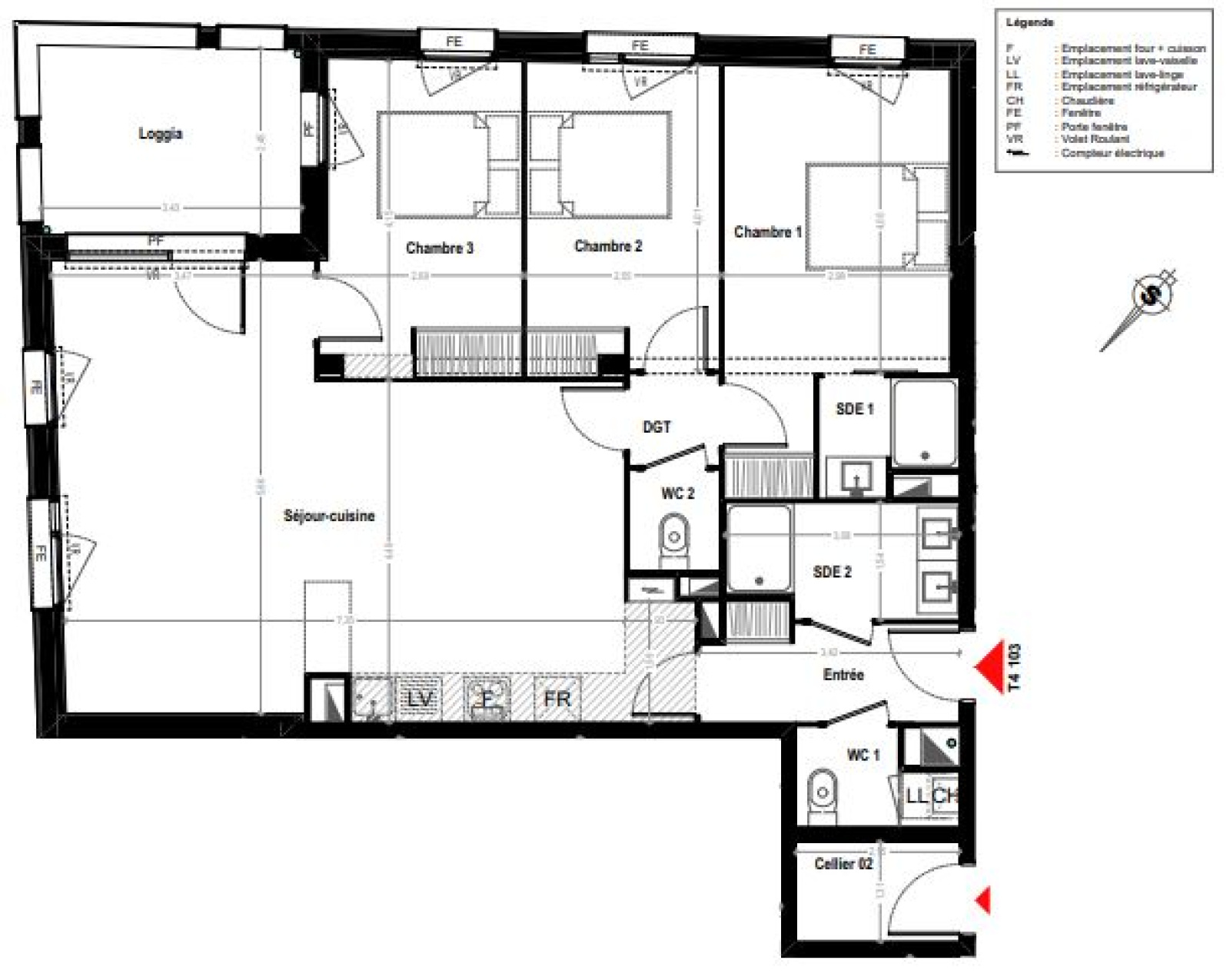 Image_, Appartement, Bordeaux, ref :66b01