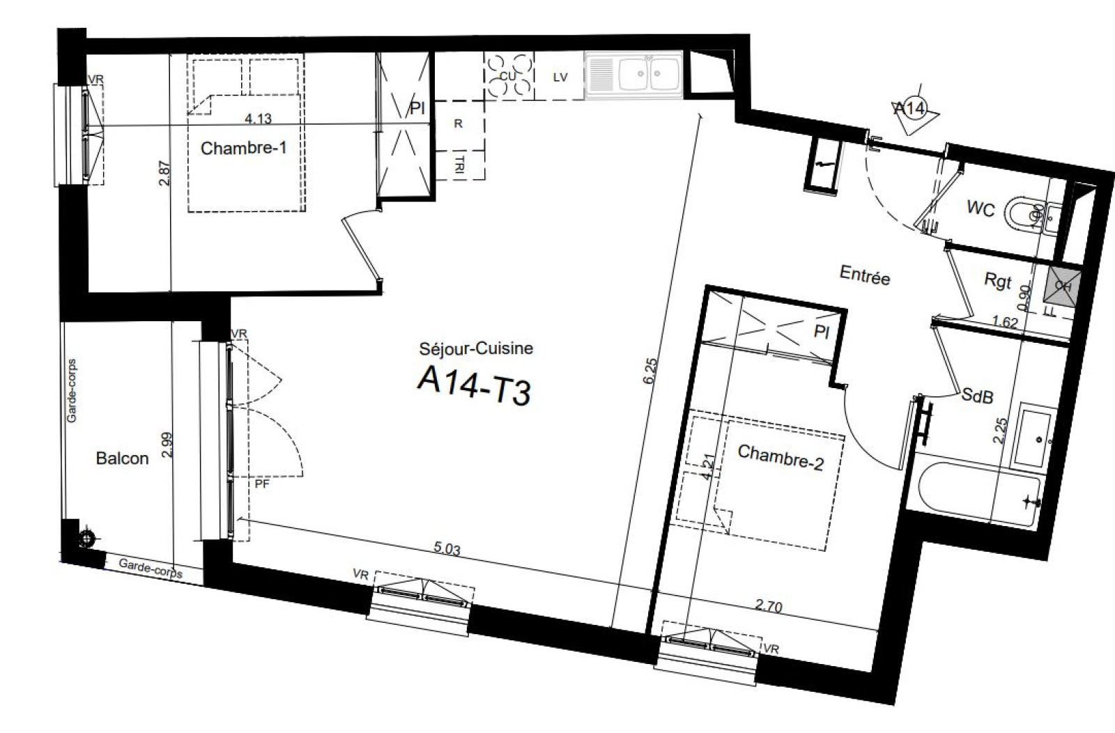 Image_, Appartement, Martignas-sur-Jalle, ref :03A01